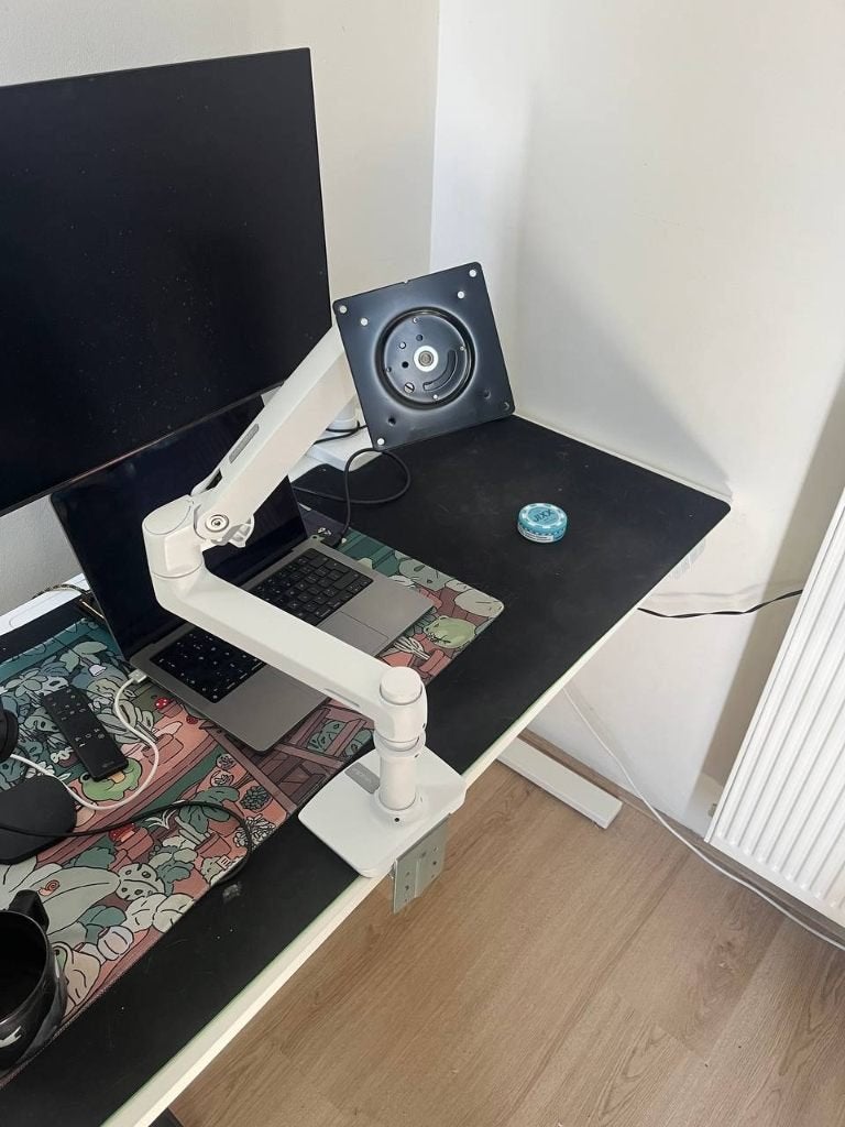 Ergotron LX Monitorarm – Wit – In Absolute Nieuwstaat, Ophalen of Verzenden, Zo goed als nieuw, Onbekend, Overige resoluties