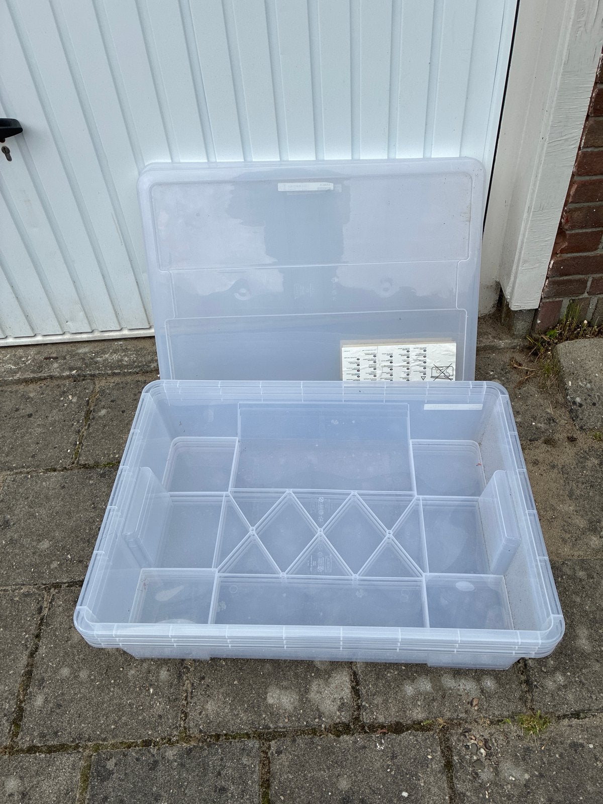 IKEA SAMLA Bak met deksel - 901.103.01, Ophalen, Gebruikt, 50 tot 75 cm, Minder dan 40 cm