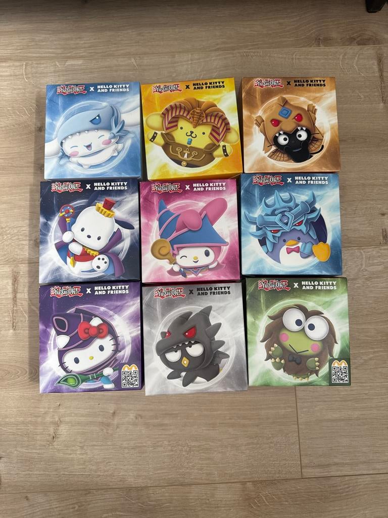 Yu-Gi-Oh! x Hello Kitty McDonald's Knuffels Set, Verzamelen, Poppetjes en Figuurtjes, Ophalen of Verzenden, Nieuw
