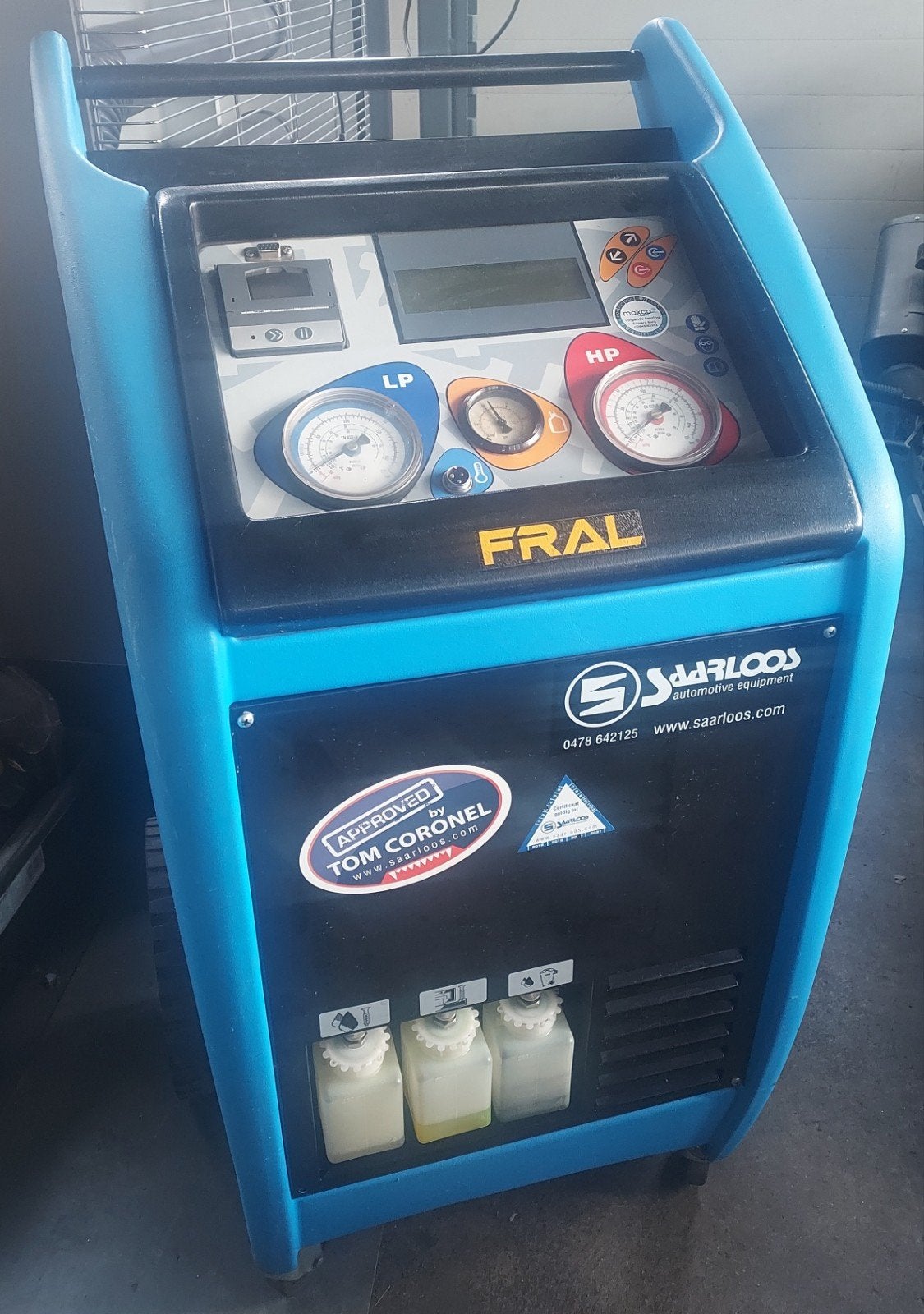 Fral ( Oksys ) Fast 200 R134a airco apparaat vulstation, Ophalen