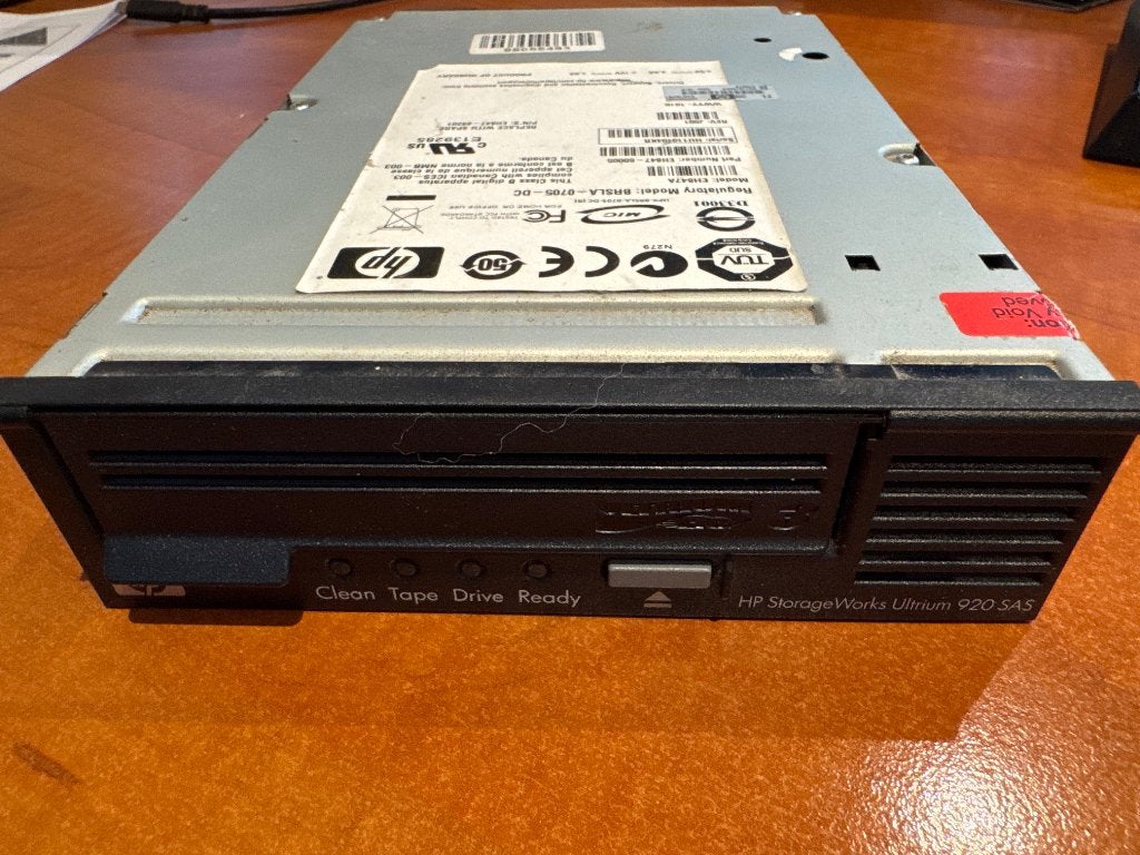 TEAB HP Storageworks 920 SAS intern, werking onbekend, Ophalen of Verzenden, Gebruikt