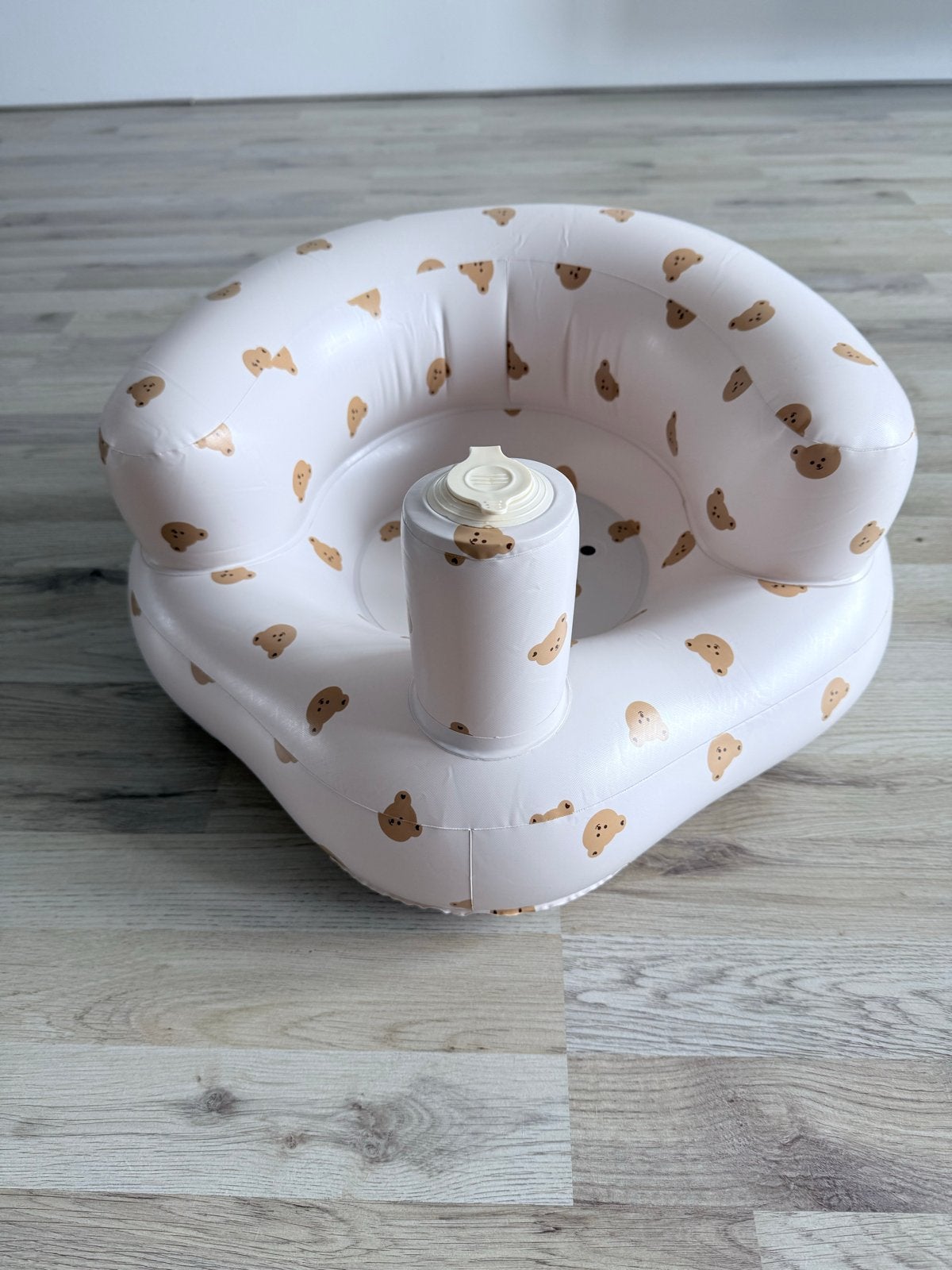 Opblaasbare babyzitje met beertjesprint, Kinderen en Baby's, Kinderstoelen, Ophalen, Zo goed als nieuw, Overige typen