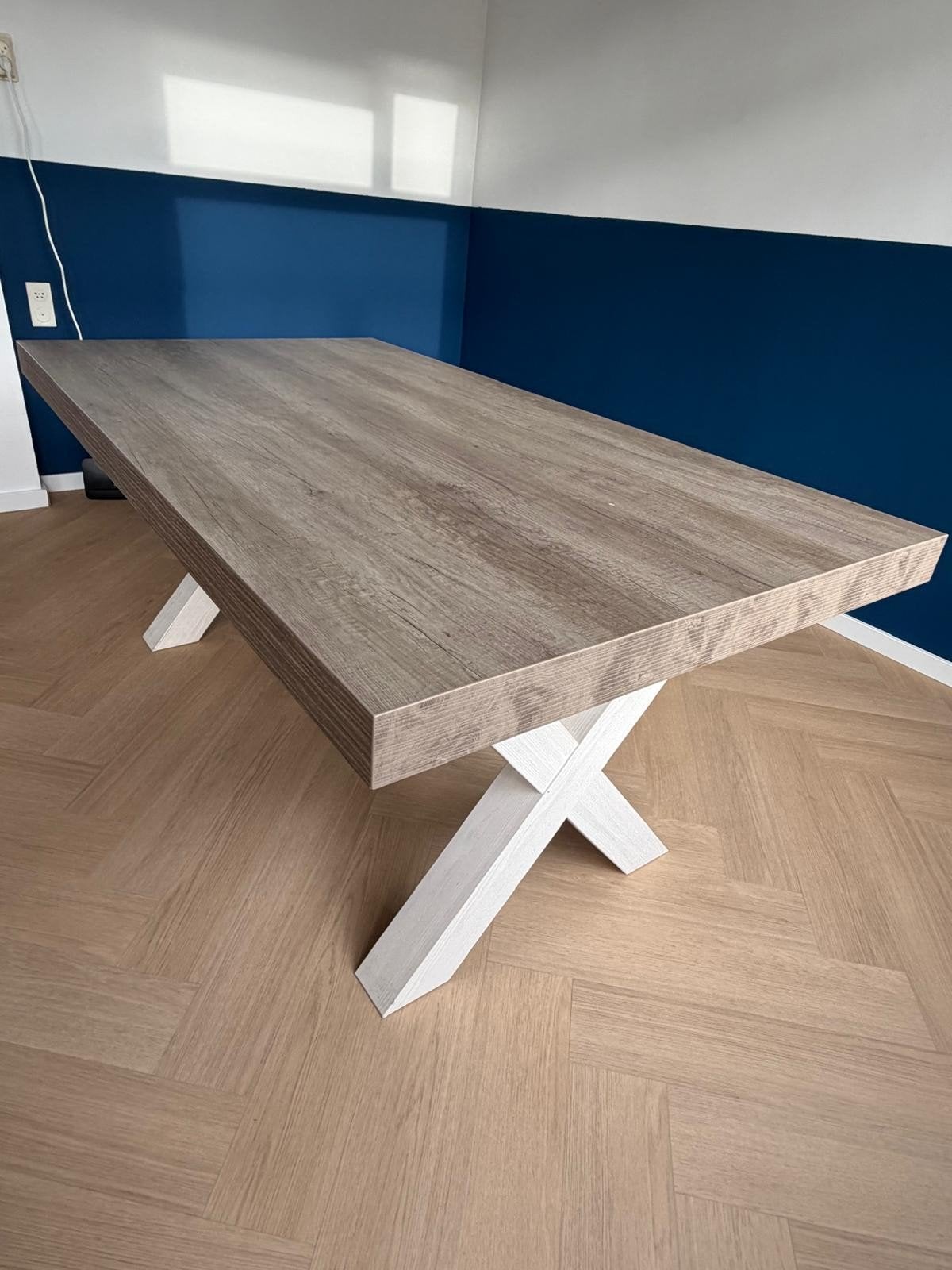 Eettafel 183x101.5cm - Leenbakker, Ophalen, Gebruikt, 100 tot 150 cm, 150 tot 200 cm