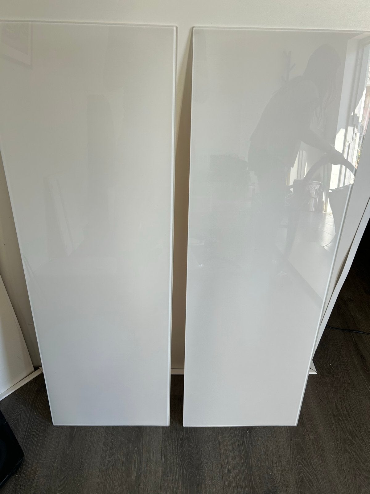 Welkwit glasplaat voor IKEA Bestå tv-meubel of dressoir, Minder dan 50 cm, 100 tot 150 cm, Ophalen of Verzenden, Minder dan 25 cm