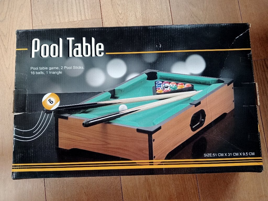 mini pool tafel, Sport en Fitness, Ophalen, Nieuw, Pooltafel