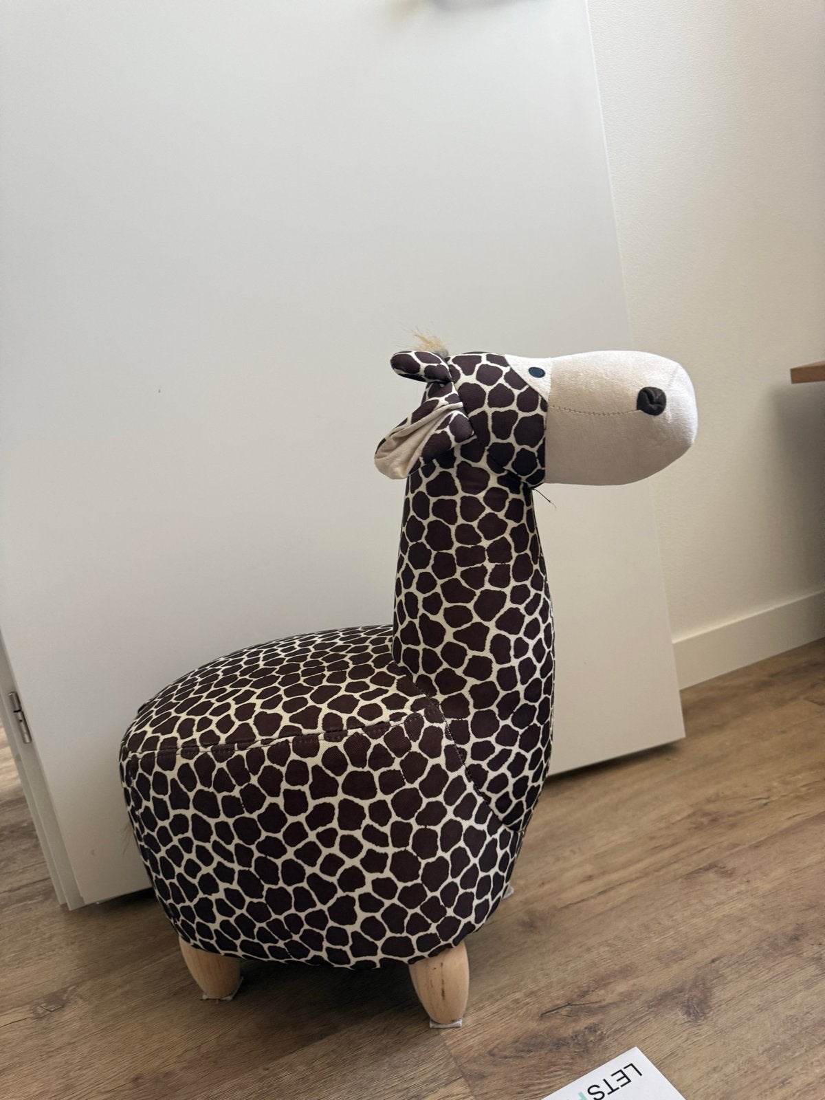 Grote Giraf Kruk - Decoratie Kinderkamer, Ophalen, Zo goed als nieuw, Overige materialen