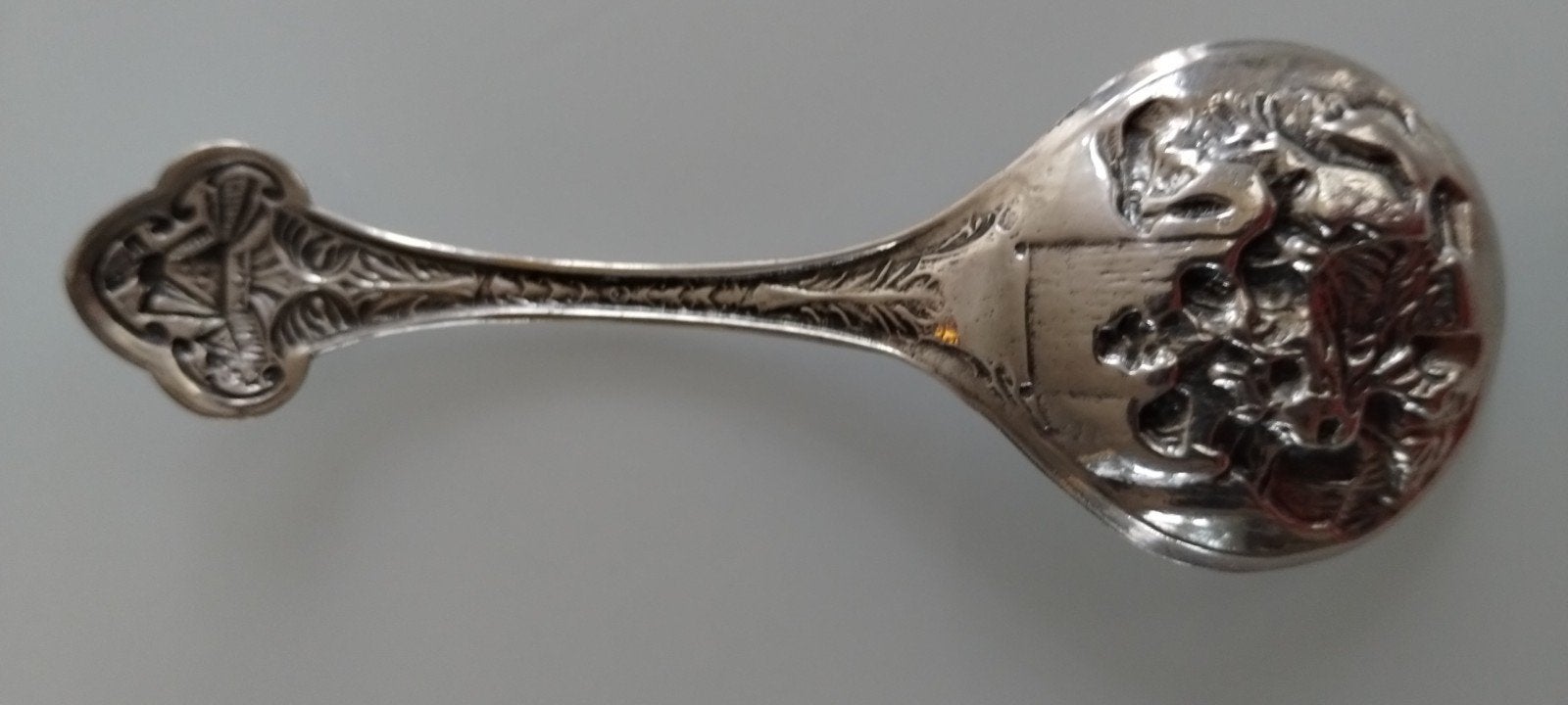 bonbonlepel oud Hollands verzilverd, Ophalen of Verzenden