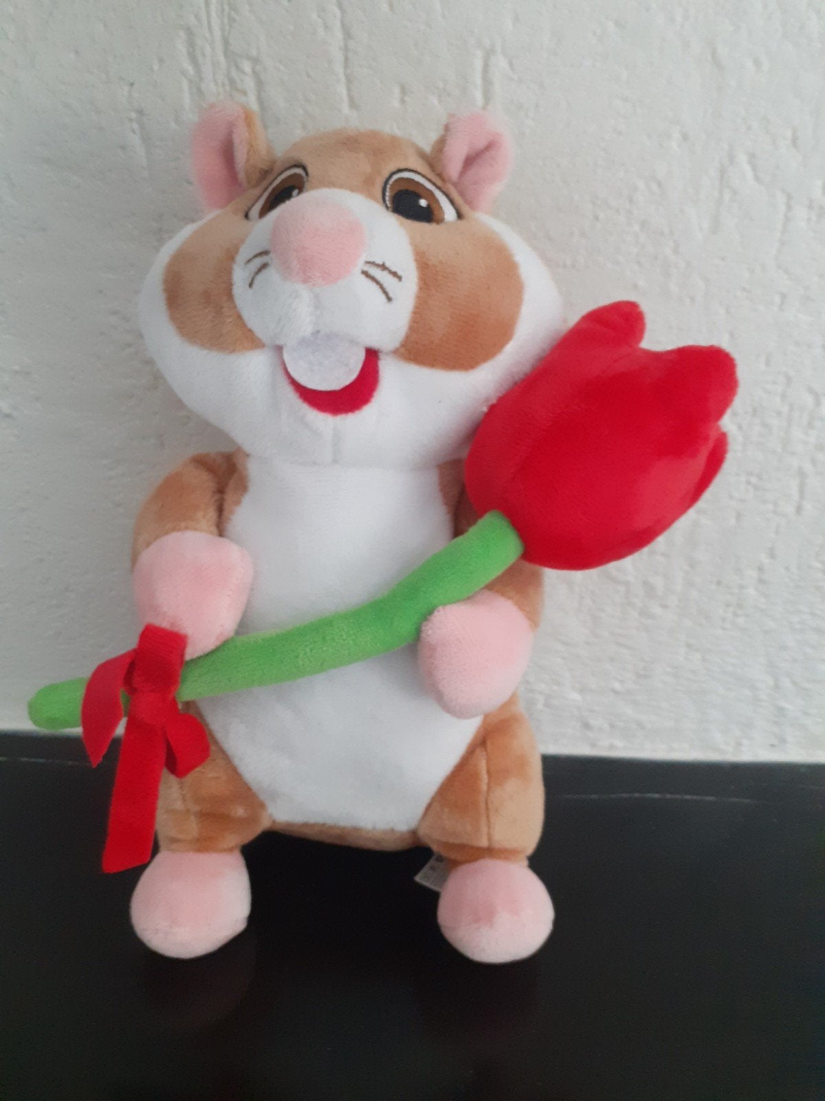 Albert Heijn hamster met grote tulp, Verzamelen, Ophalen of Verzenden, Zo goed als nieuw, Pop