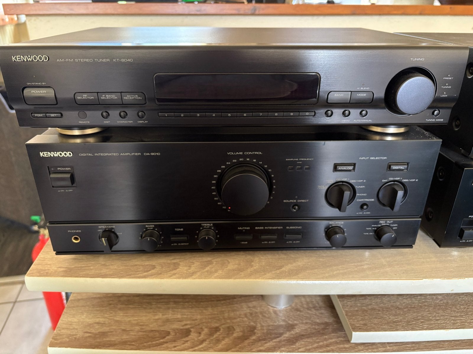 Kenwood Hifi Set: Tuner, Versterker, Cassettedeck, CD-speler, Gebruikt, Cassettedeck, Losse componenten, Ophalen