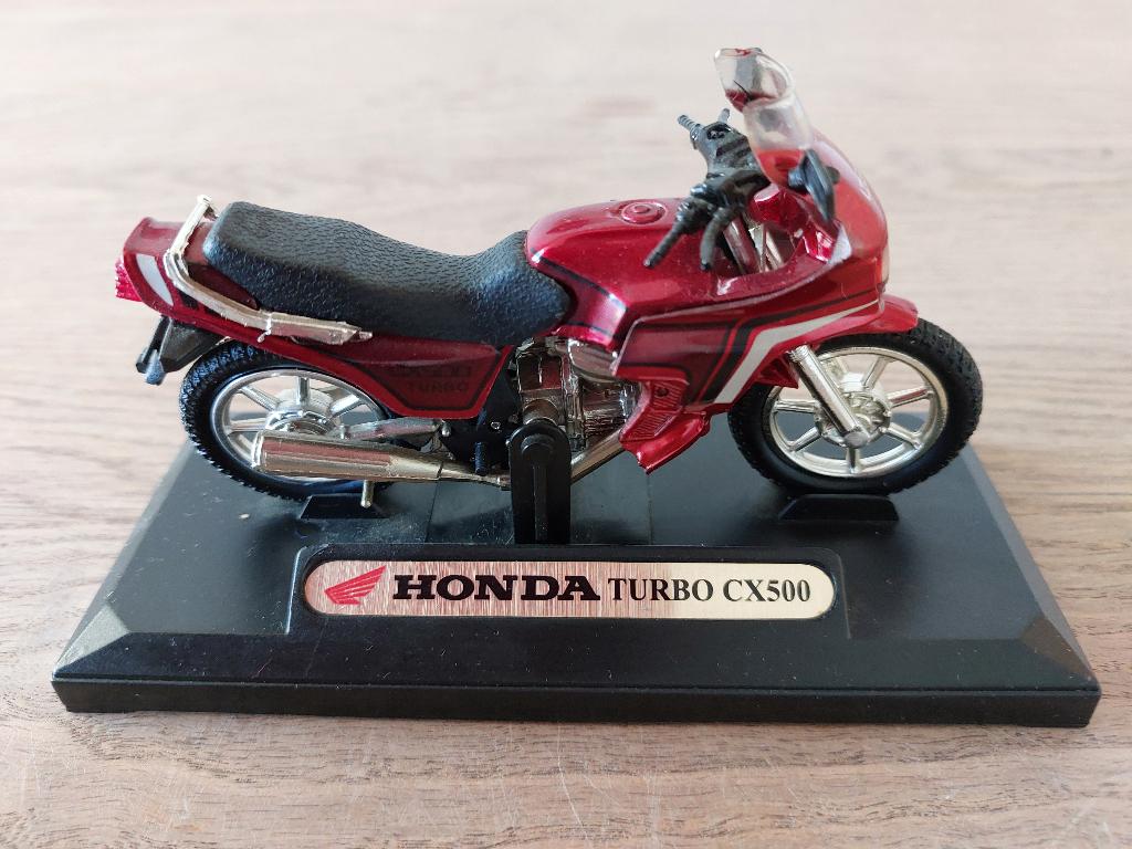 miniatuur Honda CX500 Turbo, Overige merken, 1:32 tot 1:50, Overige typen, Ophalen of Verzenden