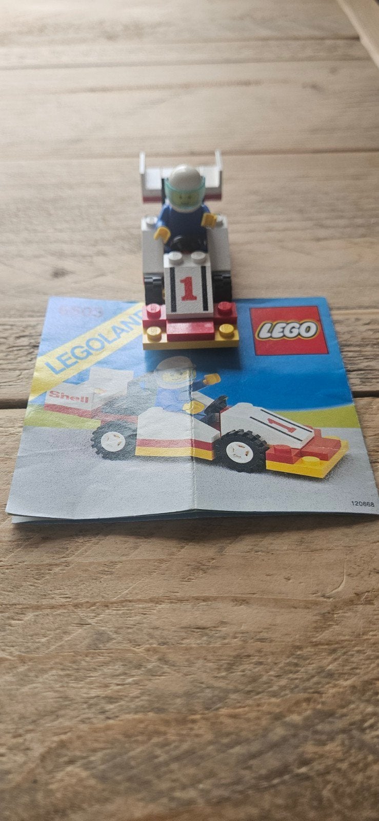 Vintage LEGO Legoland Formule 1 Raceauto met Coureur, Ophalen