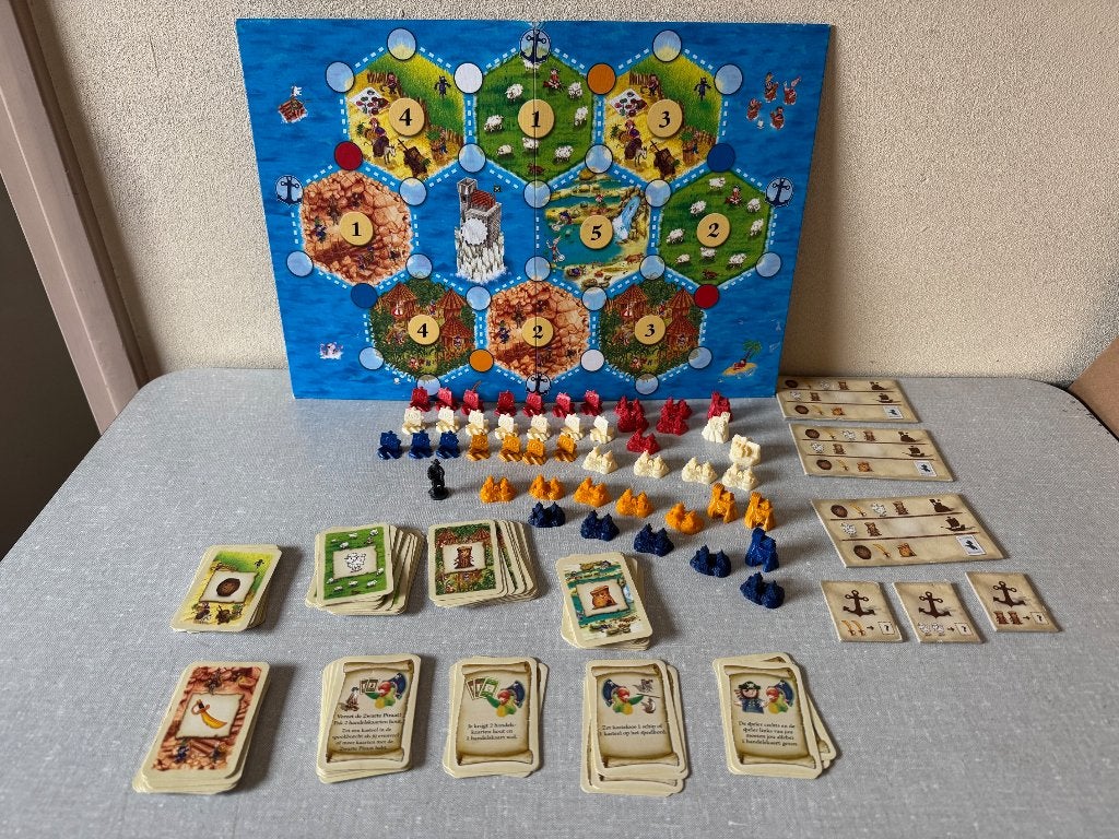 KOLONISTEN van Catan JUNIOR onderdelen zie foto's, Hobby en Vrije tijd, Een of twee spelers, Ophalen of Verzenden, Zo goed als nieuw