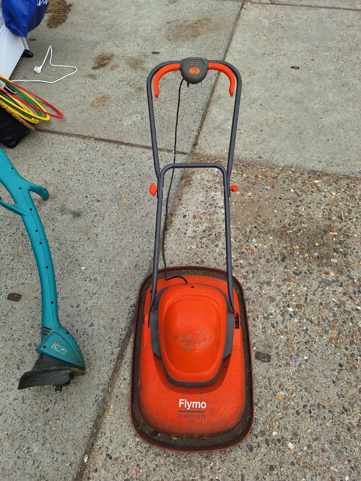 Flymo Turbo Lite 330 Elektrische Grasmaaier, Ophalen, Gebruikt, Elektrische grasmaaier, Flymo