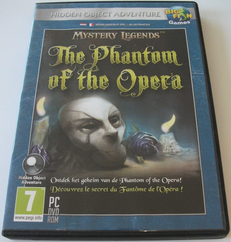 PC Game *** MYSTERY LEGENDS 2 *** The Phantom of The Opera, Puzzel en Educatief, 1 speler, Ophalen of Verzenden, Zo goed als nieuw