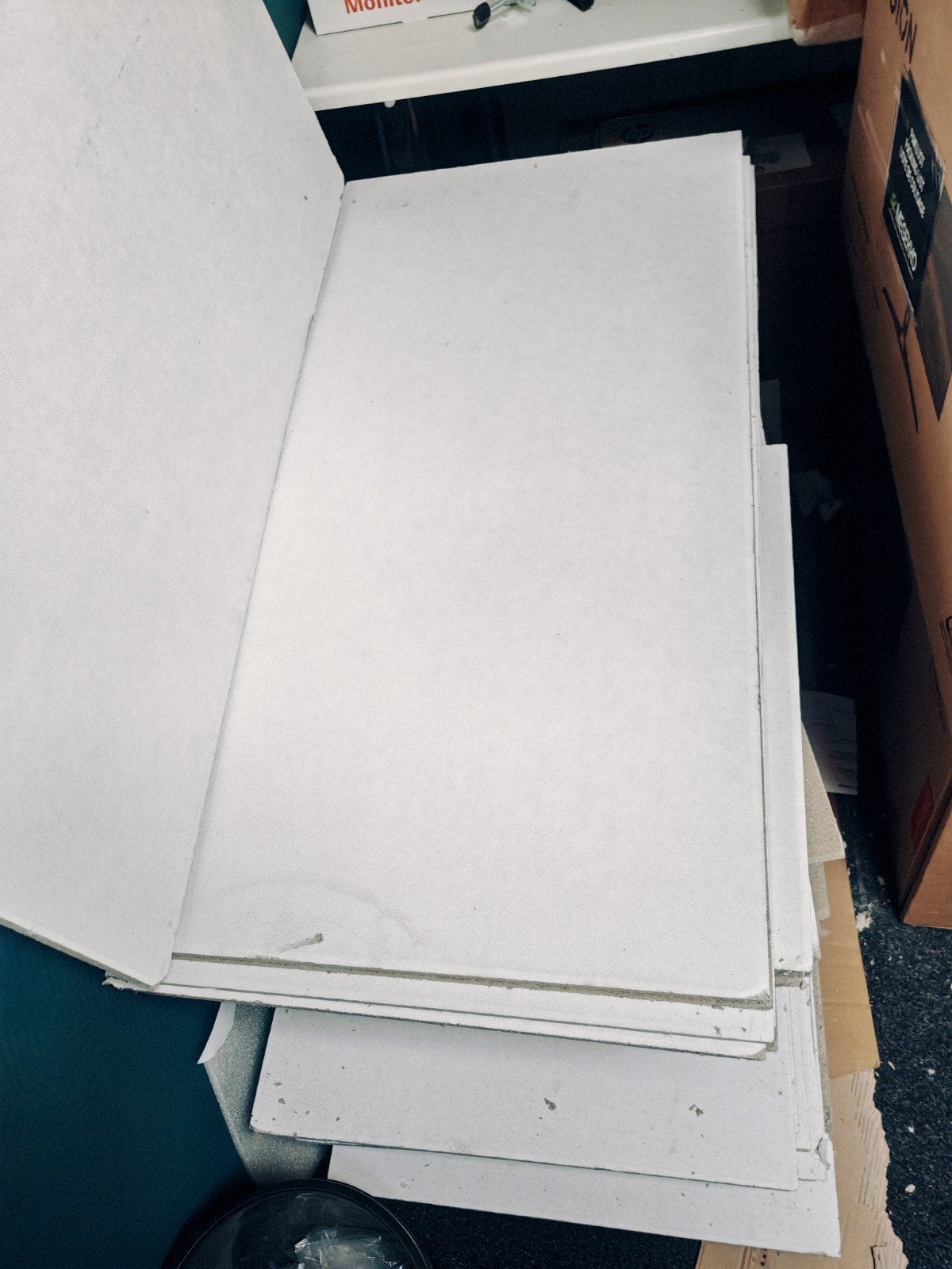 isolerende plafondplaten 120x60 of 60x60 systeemplafond, Ophalen of Verzenden, Gebruikt, Overige materialen