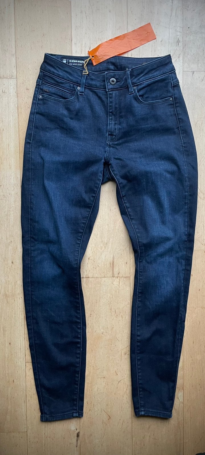 G Star Shape High Super Skinny jeans W29 L30, Kleding | Dames, Ophalen of Verzenden, Zo goed als nieuw, Blauw, W28 - W29 (confectie 36)