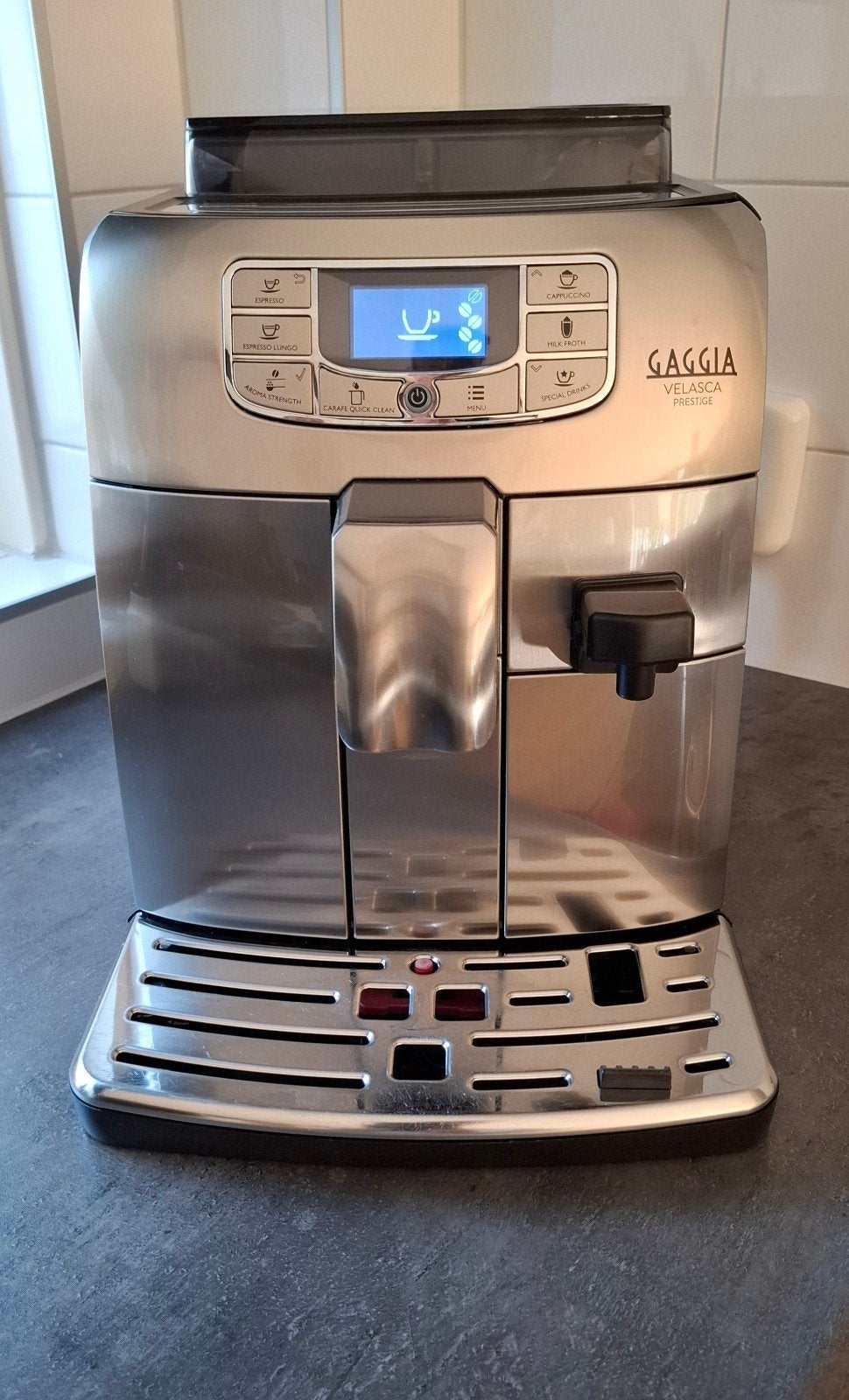 Gaggia Velasca Prestige volautomatische espressomachine, Witgoed en Apparatuur, Koffiezetapparaten, Gebruikt, Espresso apparaat
