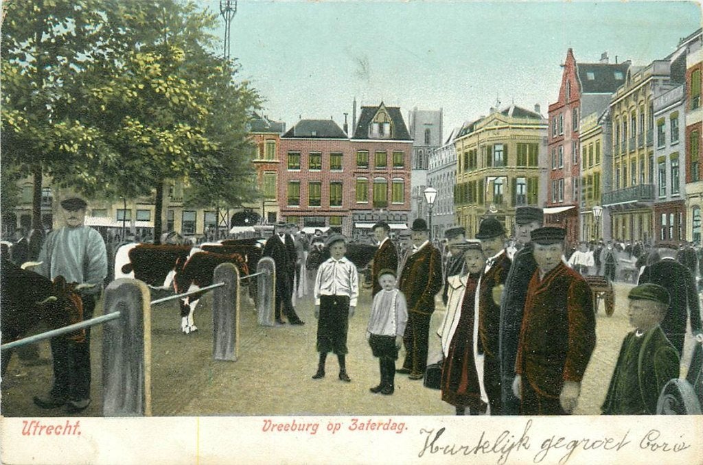 701-389-011 Utrecht Vreeburg, Verzenden, Voor 1920, Utrecht
