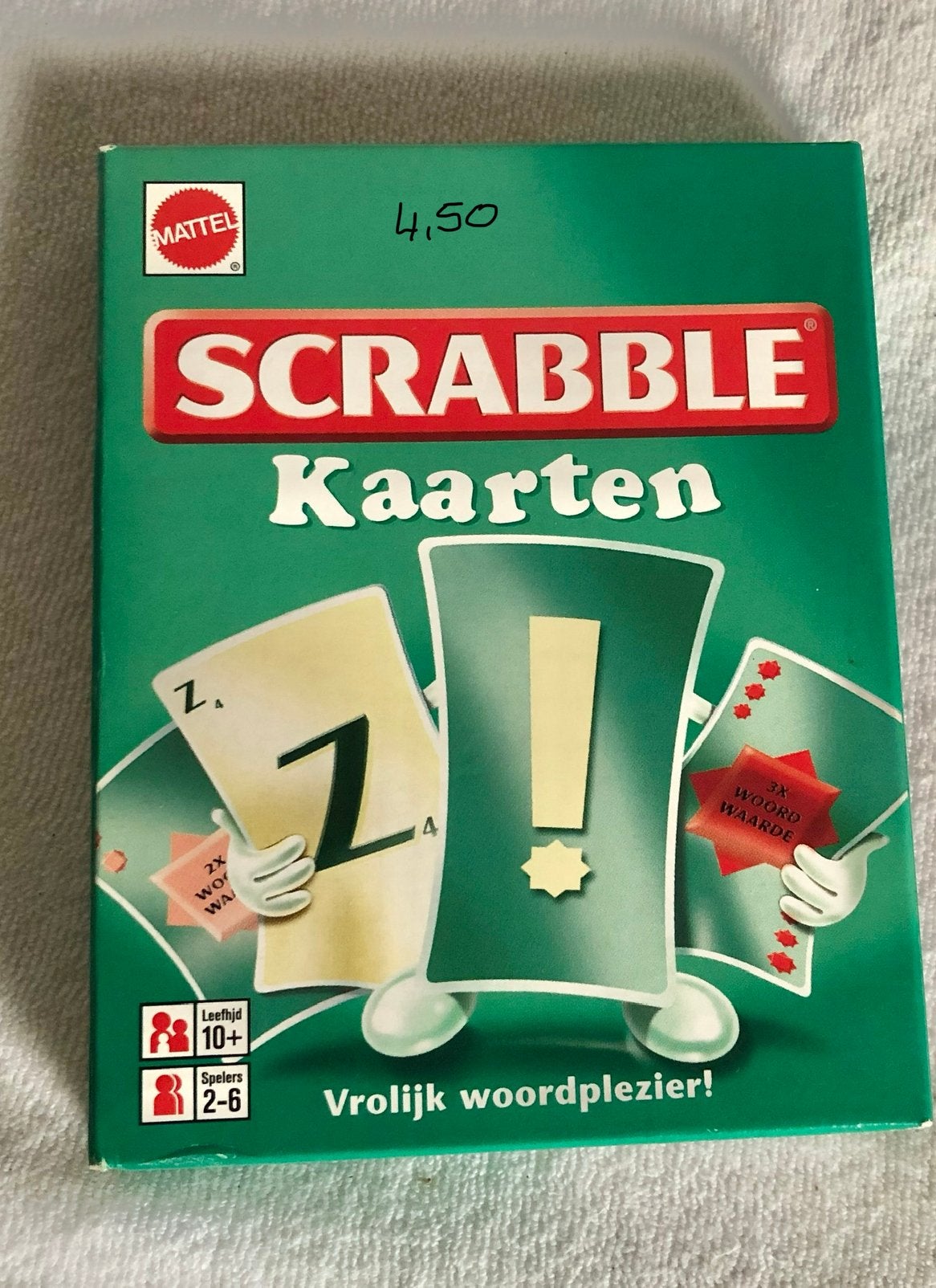 Scrabbei kaart spel nw, Ophalen of Verzenden, Nieuw
