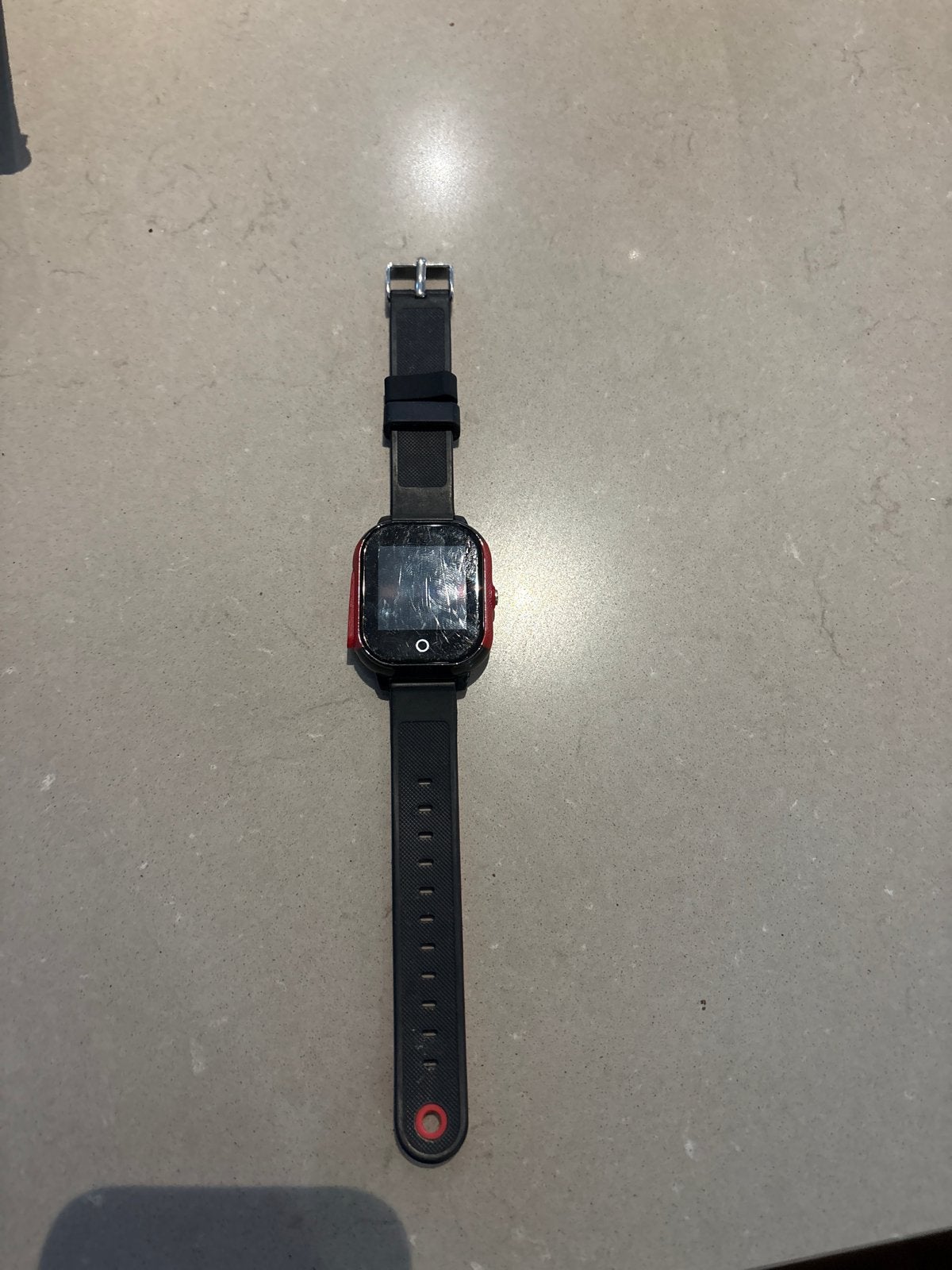 One2Track Horlogebandje (horloge defect), Ophalen of Verzenden, Gebruikt, Zwart