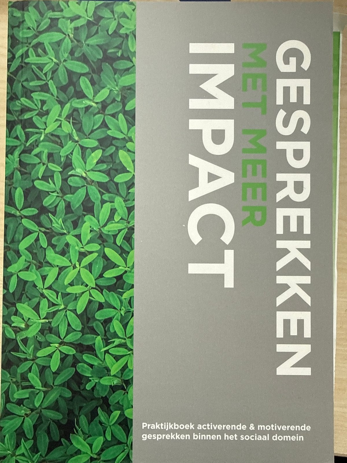 Gesprekken met meer impact - Praktijkboek, Ophalen of Verzenden, Gamma, Gelezen, HBO