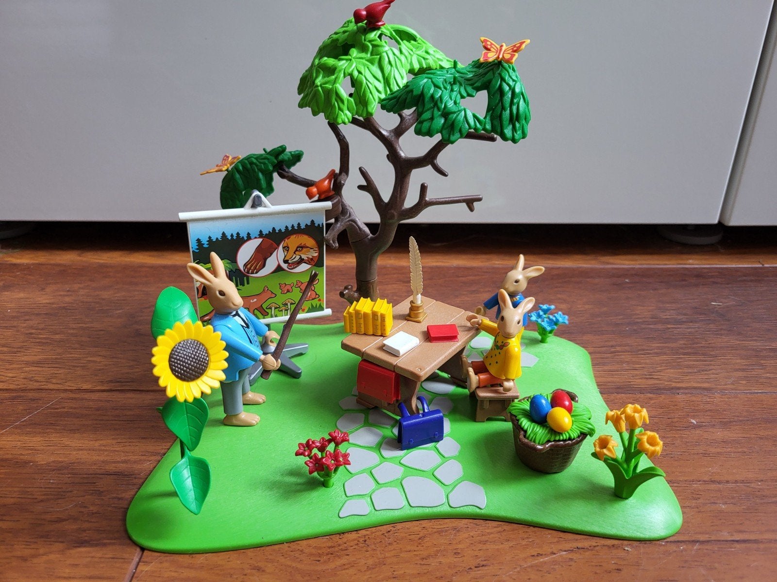 playmobil 6173 paas haas konijn school, Ophalen of Verzenden, Zo goed als nieuw, Complete set