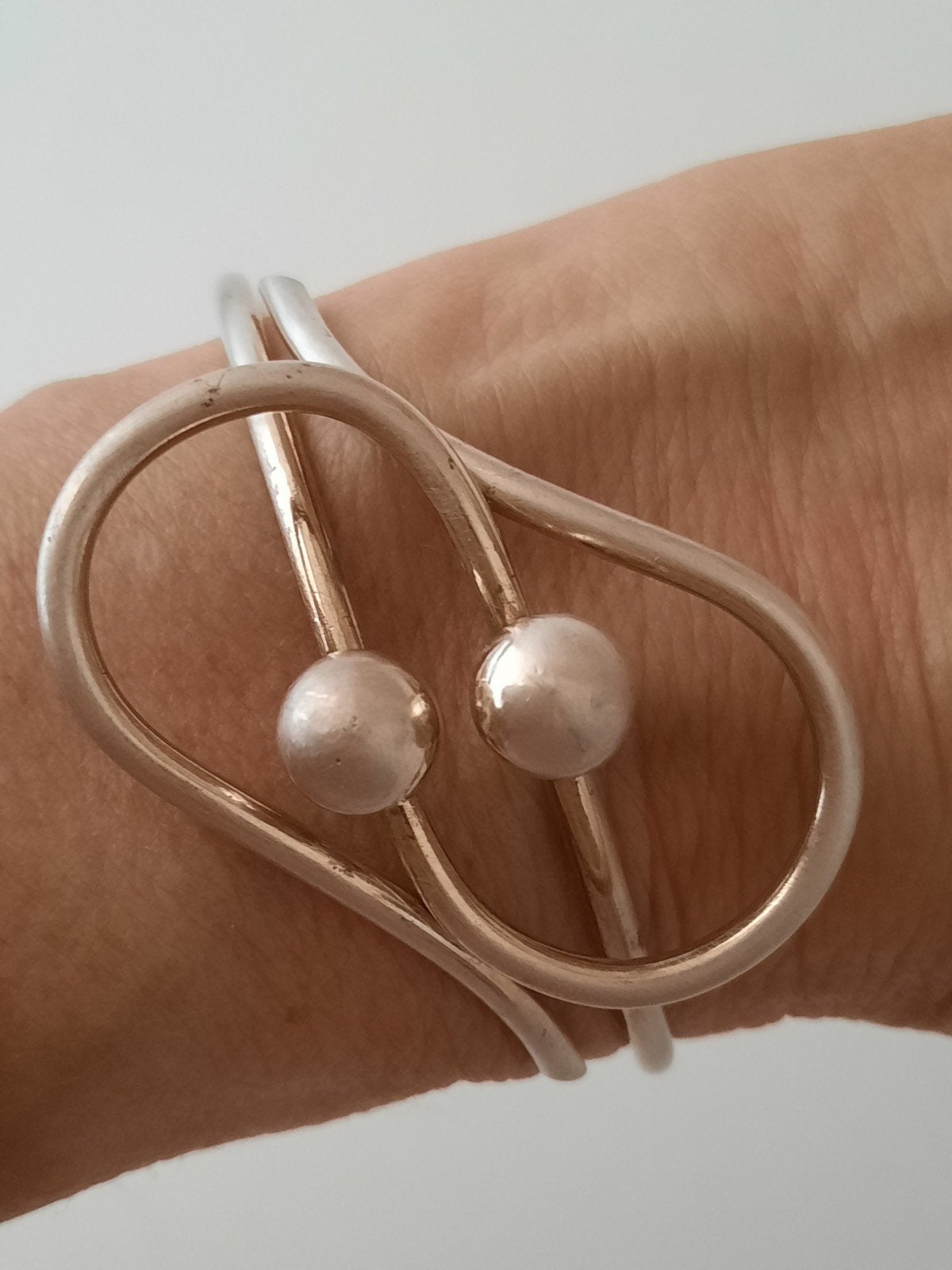 Vintage Zilveren Armband Gemerkt 835, Ophalen of Verzenden, Gebruikt, Zilver, Zilver
