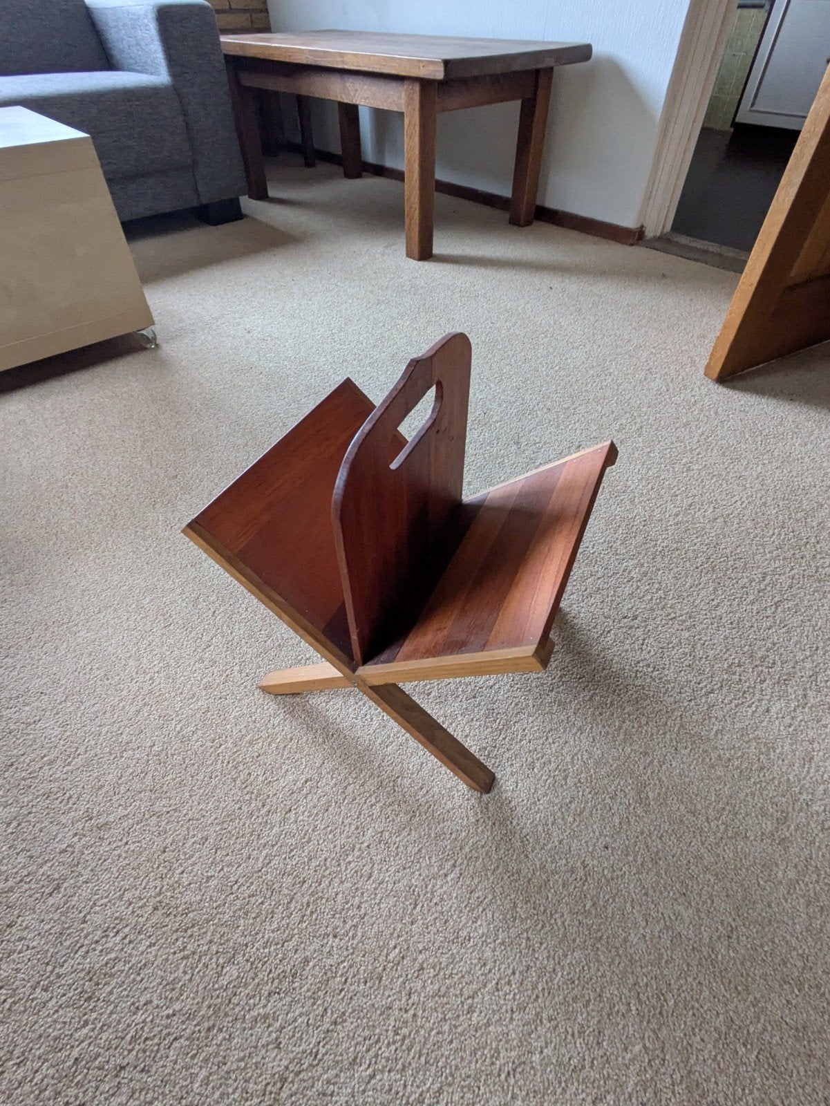 Vintage lectuurbak, Ophalen, Met handvat, Gebruikt, Lectuurbak