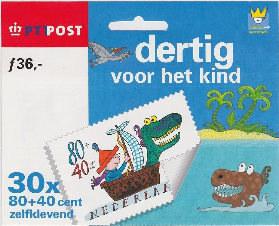 Mailer Hangboekje HB1927-29 PBM 5 Kind (Sprookjes), Postzegels en Munten, Ophalen of Verzenden, Na 1940, Postfris