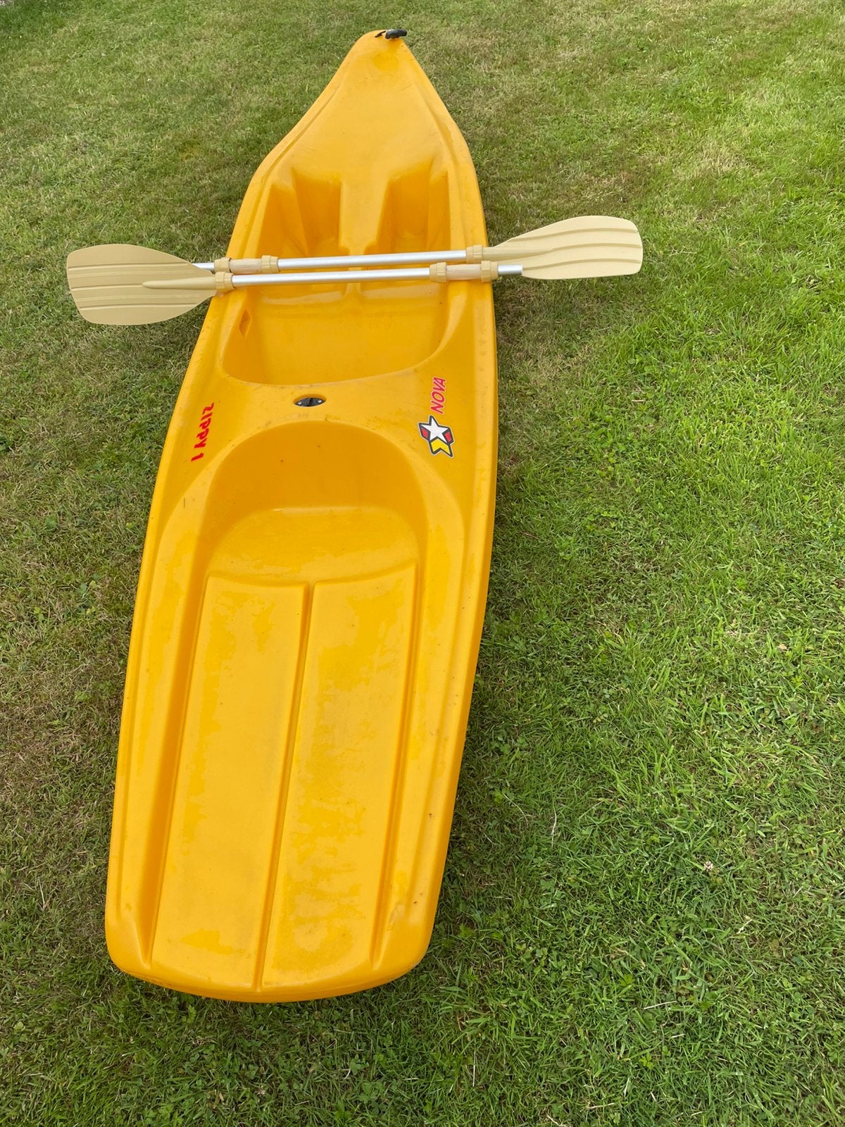 Sit On Top Kajak / Kano Nova Zippy🏖️deelb.verstelb.peddels., Ophalen, Eén persoon, Met peddels, Kajak