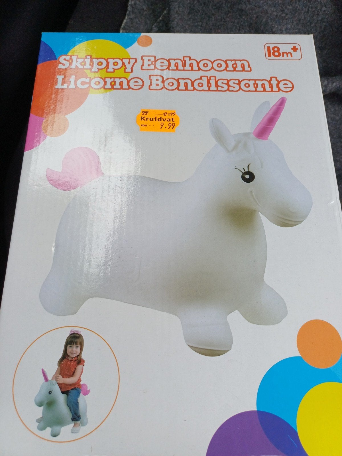 Skippy Eenhoorn Springdier - Nieuw in doos, Ophalen of Verzenden