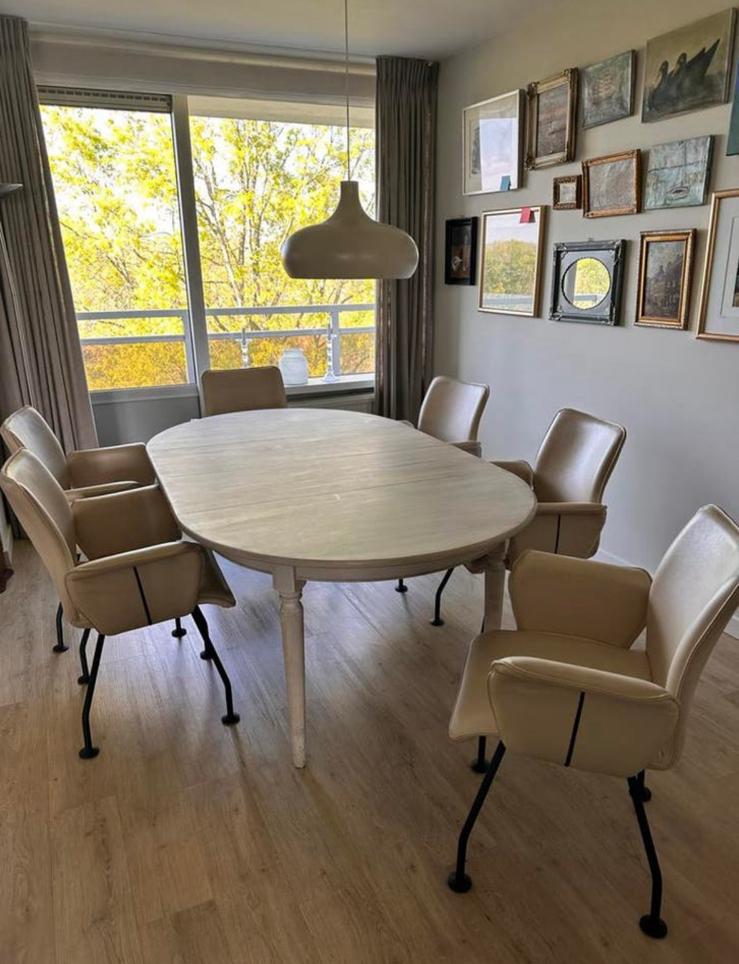 Design eetkamerstoelen enzo luca ( 6st beschikbaar), Huis en Inrichting, Stoelen, Ophalen of Verzenden, Zo goed als nieuw, Vijf, Zes of meer stoelen