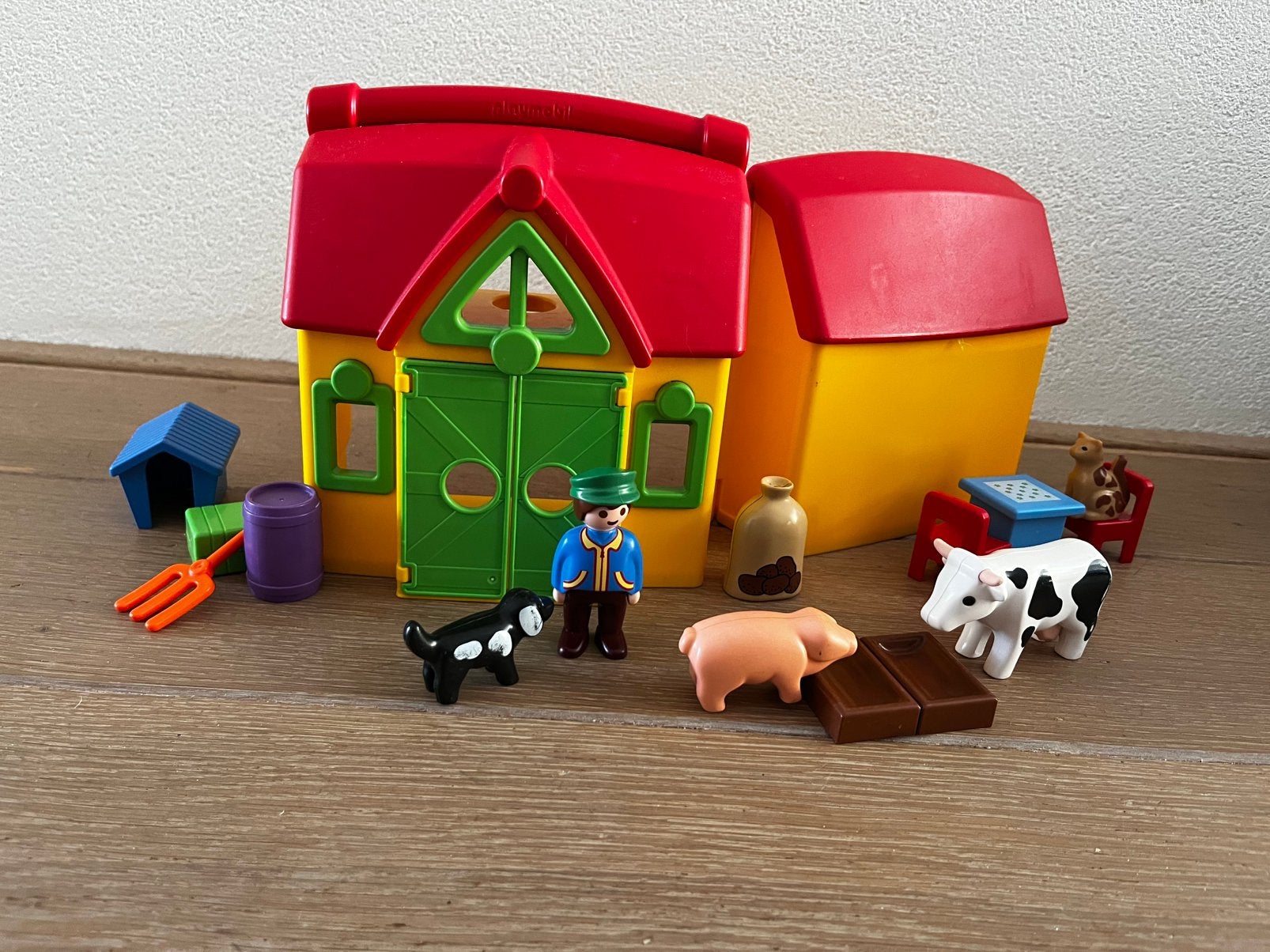 Playmobil 123 Boerderij, Ophalen, Gebouw, Complete set, 1.2.3