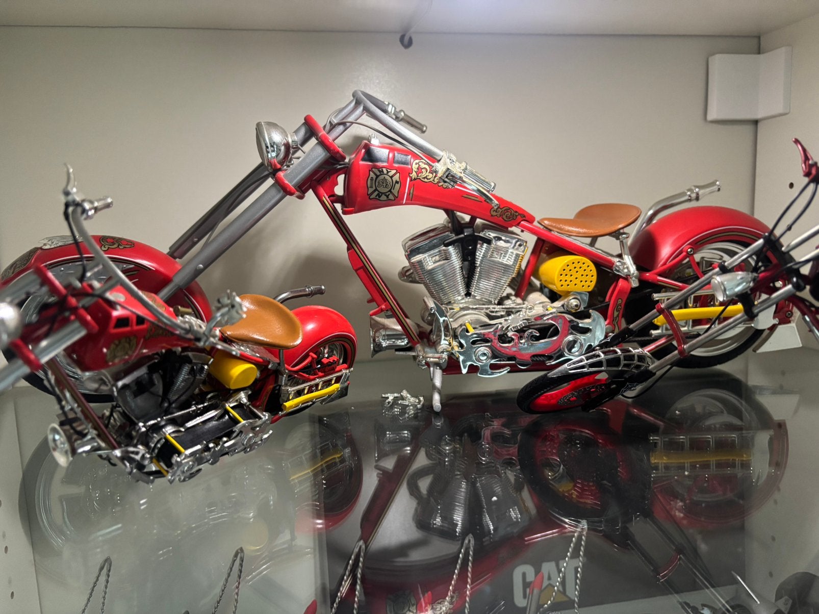 Te koop 21 stuks miniatuur motoren OCC, Ophalen of Verzenden, Zo goed als nieuw, Motoren