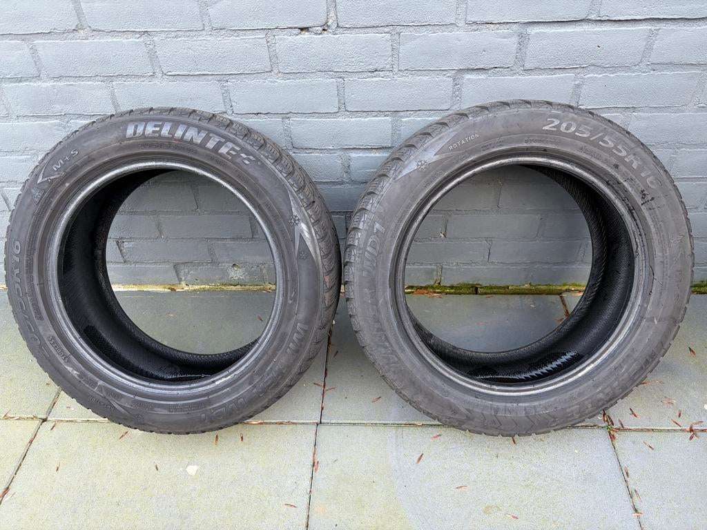 Winterbanden 205/55R16 M+S, Gebruikt, 16 inch, Band(en), Personenwagen