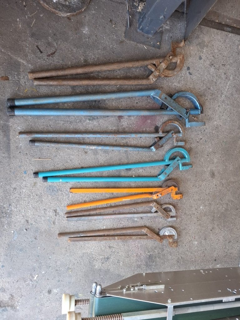 Te koop diverse buigijzers compleet. 12/15/19/22/27, Ophalen of Verzenden, Gebruikt, Overige typen