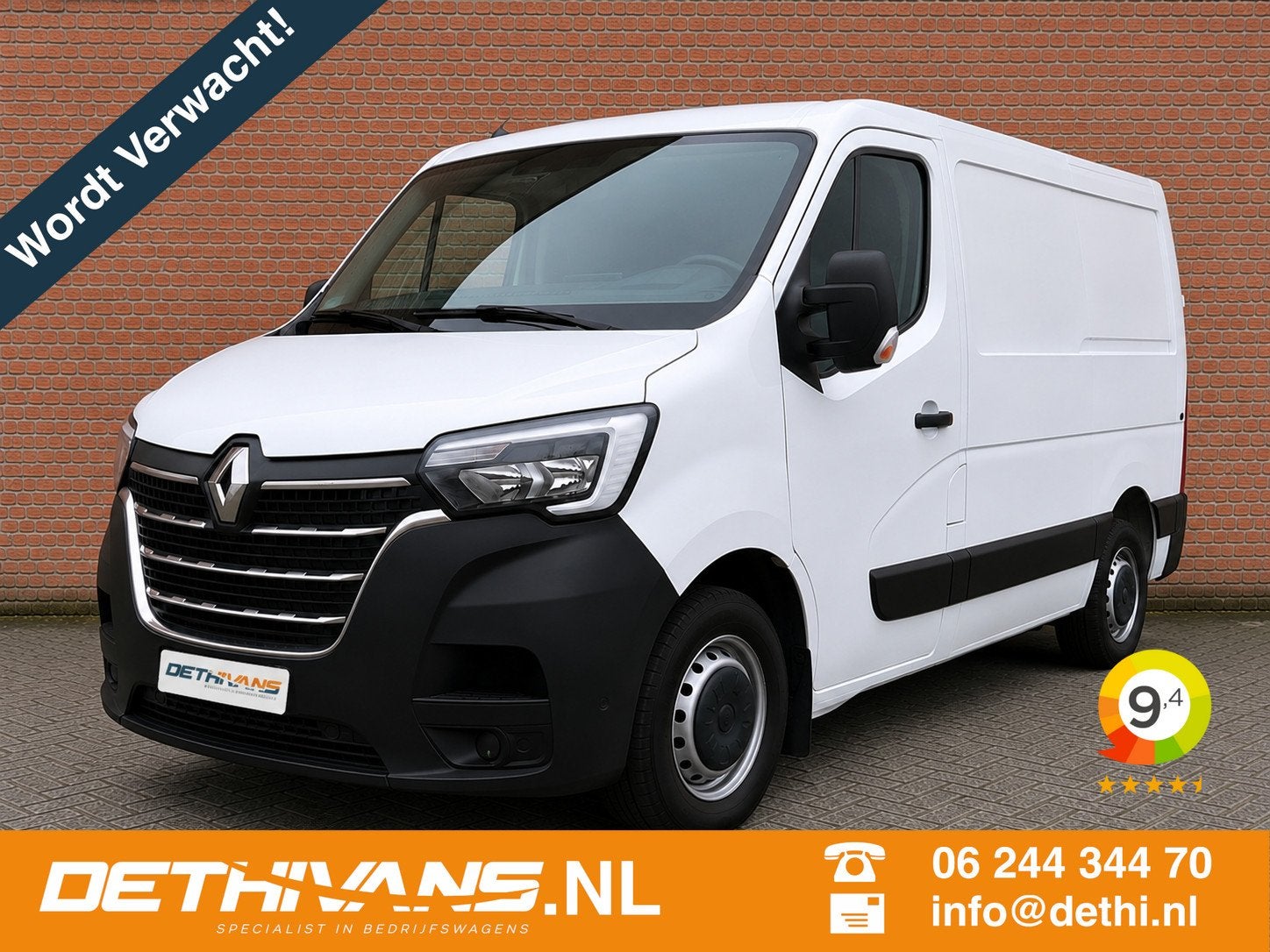 Renault Master 2.3dCi 135pk L1H1 / Cruisecontrol / Camera /, Auto's, Bestelauto's, Bedrijf, Te koop, ABS, Achteruitrijcamera, Airconditioning