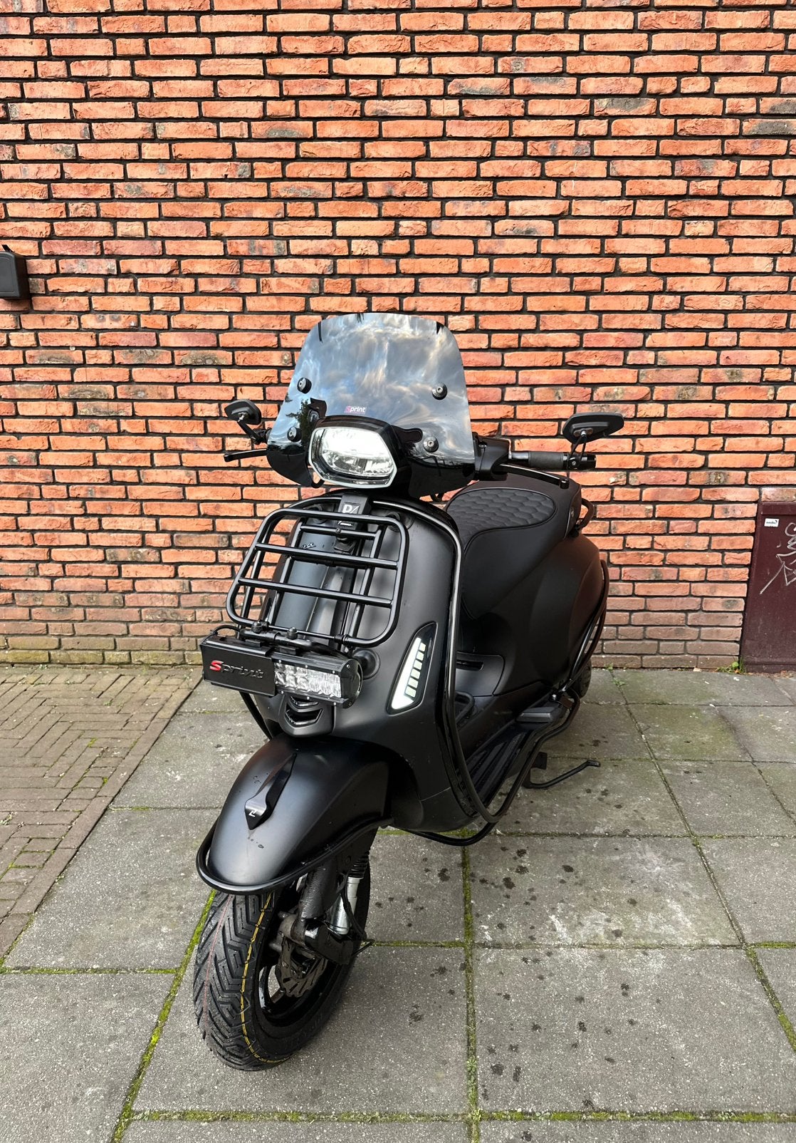 Custom Vespa sprint e4 notte |zelioni edition| rs zadel, Ophalen of Verzenden, Zo goed als nieuw, Benzine, Overige modellen
