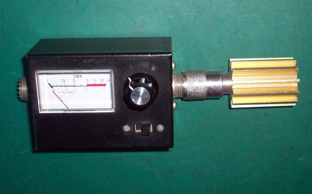 SWR meter incl dummy load, Ophalen