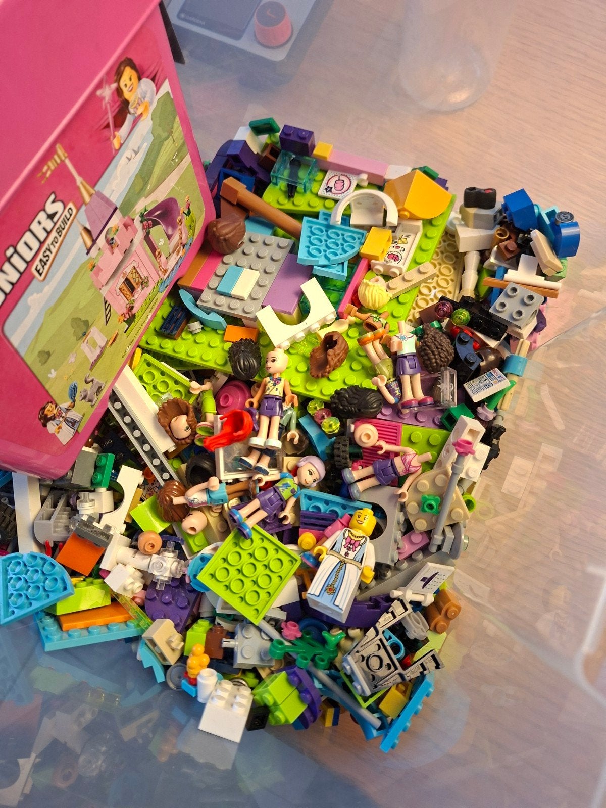 partij Lego Friends waaronder zwembad, Botsauto's, Dieren, Ophalen of Verzenden, Gebruikt