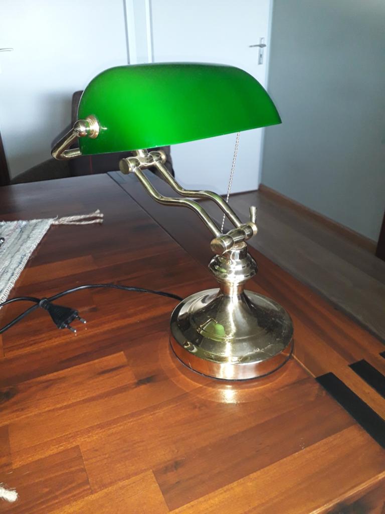 Mooie Notarislamp, Ophalen of Verzenden, Zo goed als nieuw, Minder dan 50 cm