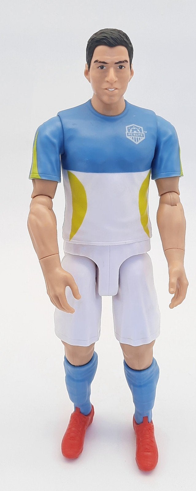 Luis Suarez F.C. Elite pop ca. 30cm hoog Mattel 2016, Ophalen of Verzenden, Gebruikt, Buitenlandse clubs, Beeldje of Poppetje