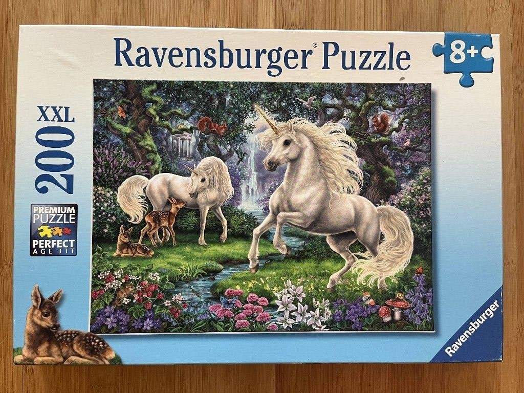 Ravensburger Puzzle Eenhoorns, 200 stukjes, 8+ puzzel, Ophalen of Verzenden, Meer dan 50 stukjes, Gebruikt, 6 jaar of ouder