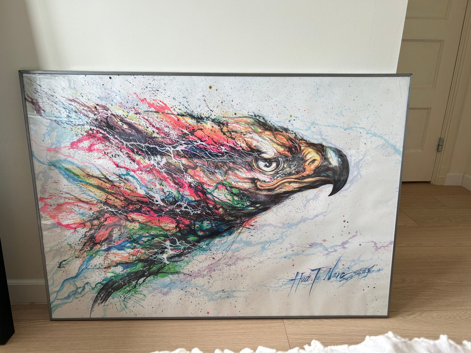 IKEA Art Event 2015 Poster 100x70cm - Hua Tunan Adelaar, Antiek en Kunst, Kunst | Schilderijen | Modern, Ophalen, Papier/karton