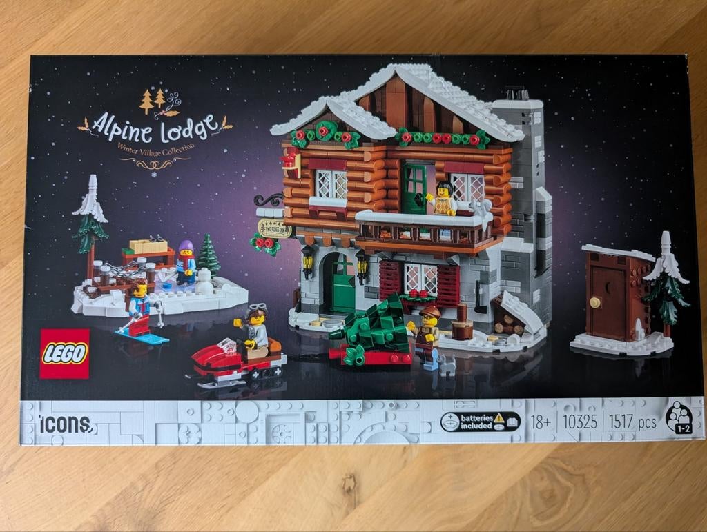 Nieuw LEGO 10325 Alpine Lodge - Winter Village Collection, Nieuw, Ophalen of Verzenden, Icons, Complete set