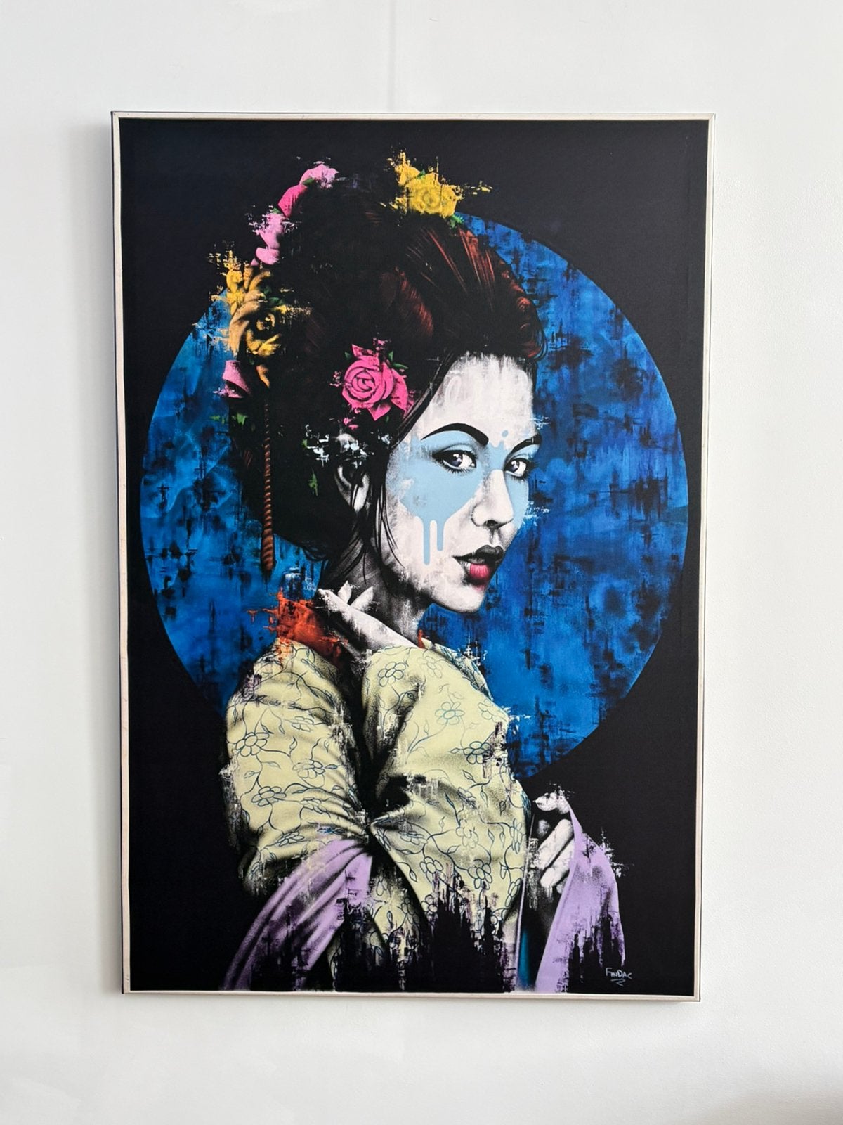 Repro- FinDac 80x120 cm, Ophalen, Op houten frame, Overige technieken, Portret