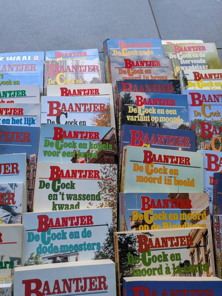 40 Baantjer boeken - De Cock - Zeer goede staat, Ophalen, Zo goed als nieuw, A.C. Baantjer