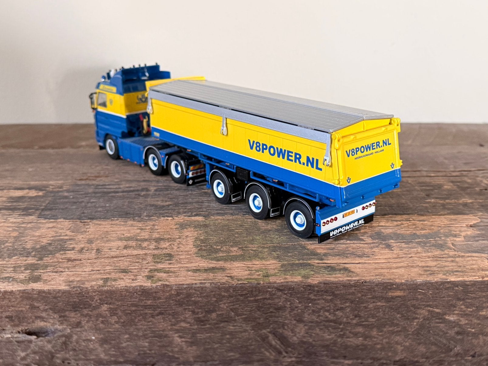WSI - Scania 143 Streamline met kieper, Ophalen of Verzenden, Zo goed als nieuw, Bus of Vrachtwagen, Wsi