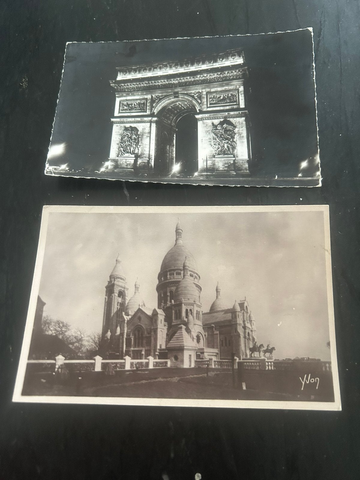 PARIJS L’Arc de Triomphe & Sacre-Coeur, Verzamelen, Ophalen of Verzenden, Frankrijk