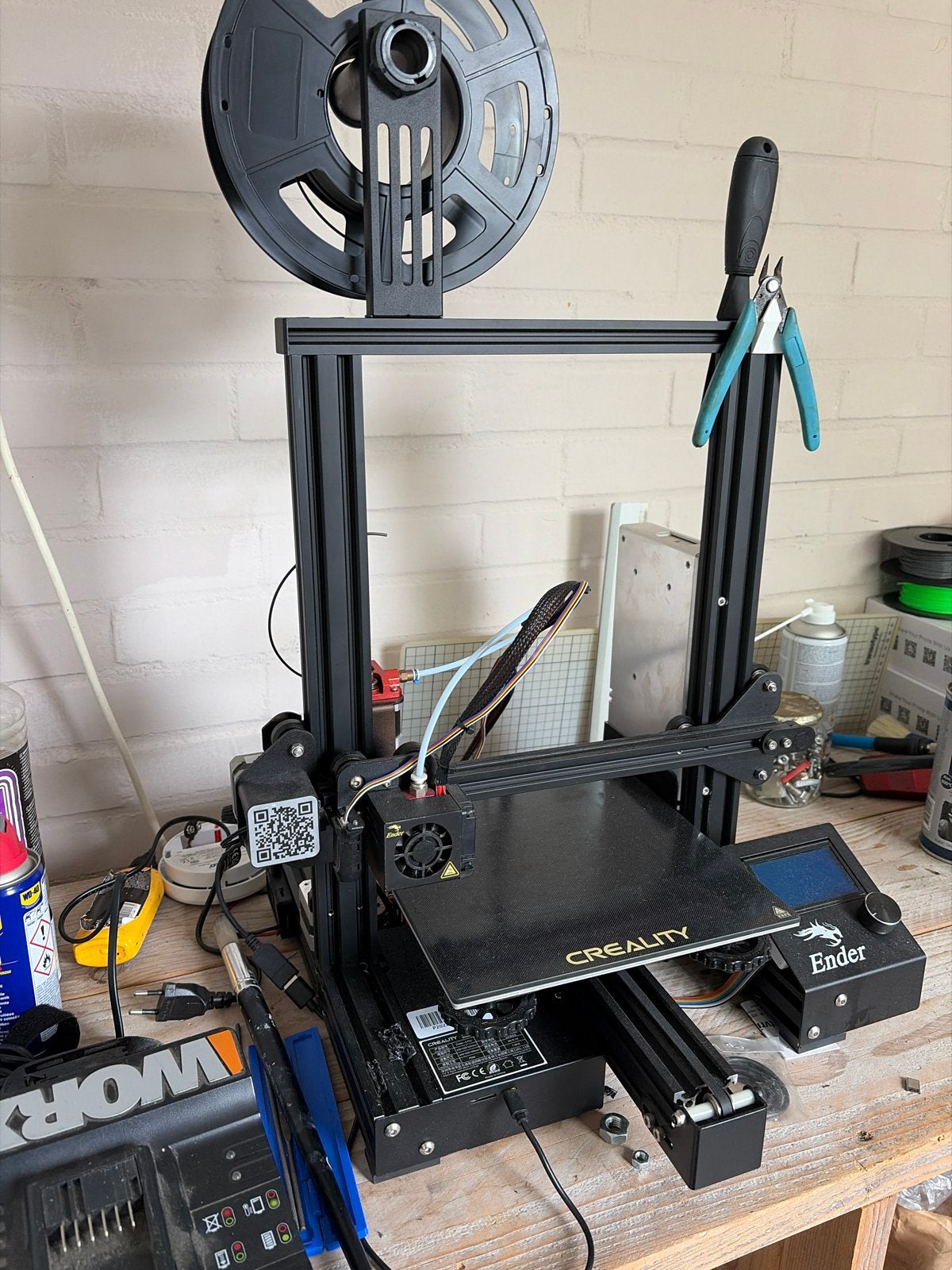 3D printer creality ender pro met raspberry pi zero, Ophalen, Gebruikt